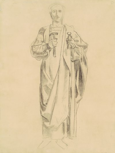 Study for Dogma of the Redemption: Frieze of Angels [recto], 1895-1903. af John Singer Sargent