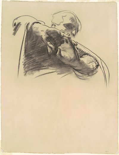 Studie til Vorherres korsfæstelse og død, 1909-1916. af John Singer Sargent