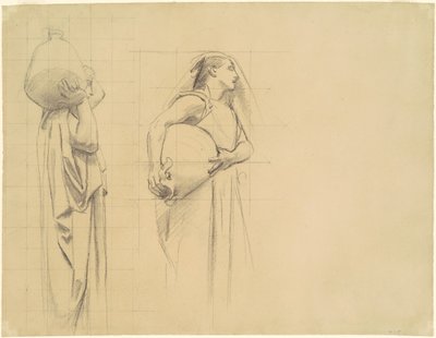 Studie til "The Danaïdes" af John Singer Sargent