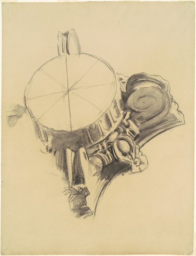 Studie til Gog og Magogs fald, 1903-1916. af John Singer Sargent