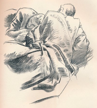Study of Drapery, c1916 af John Singer Sargent