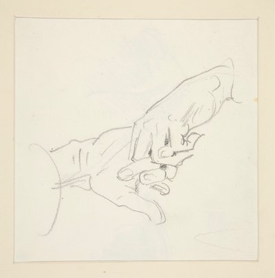 Studie af hænder af John Singer Sargent
