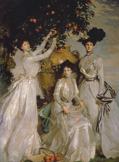 The Acheson Sisters (olie på lærred) af John Singer Sargent