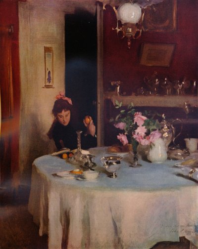 Morgenbordet, 1884 1934 af John Singer Sargent