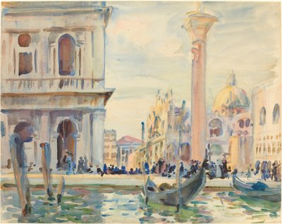 Piazzettaen af John Singer Sargent