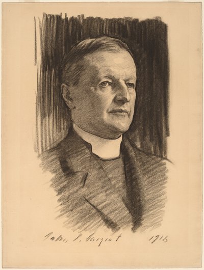 Rt. Pastor William Lawrence, 1916. af John Singer Sargent