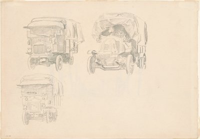 Lastbiler [recto] af John Singer Sargent