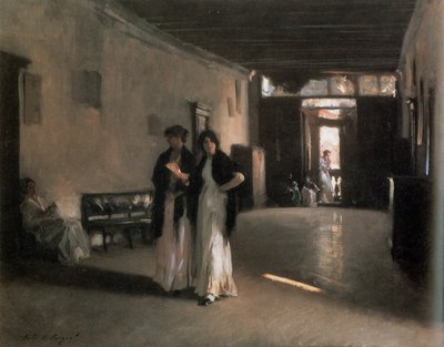 Venetiansk interiør, ca. 1880-82 (olie på lærred) af John Singer Sargent