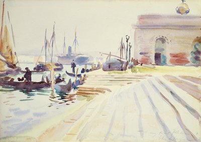 Venedig (wc over grafit på papir) af John Singer Sargent