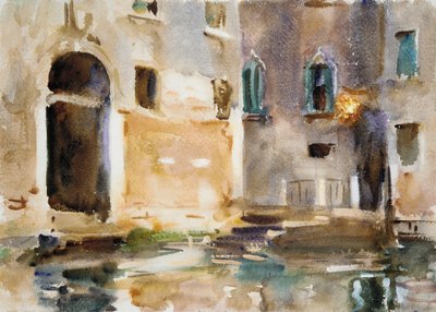 Venedig, ca. 1903 (wc, gouache og grafit på hvidt vævet papir) af John Singer Sargent