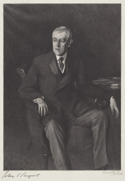 Woodrow Wilson af John Singer Sargent
