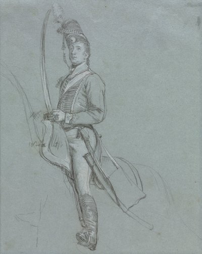 En husarofficer til hest, 1812. af John Singleton Copley