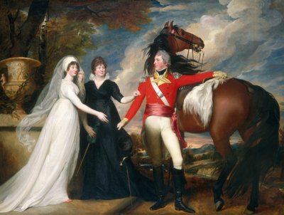 Oberst William Fitch og hans søstre Sarah og Ann Fitch, 18001801. af John Singleton Copley