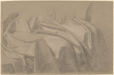 Drapery Study for "Mary and Elizabeth Royall" af John Singleton Copley