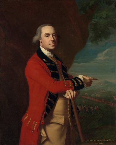 Portræt af general Thomas Gage, ca. 1768 (olie på lærred monteret på masonit) af John Singleton Copley