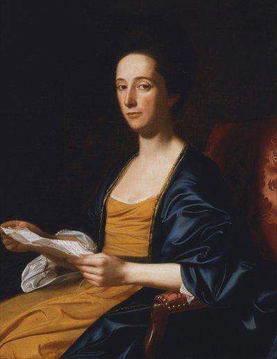 Portræt af en dame af John Singleton Copley