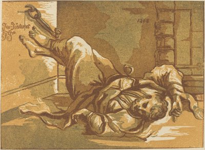 Mand i lænker af John Skippe after Jacopo Tintoretto