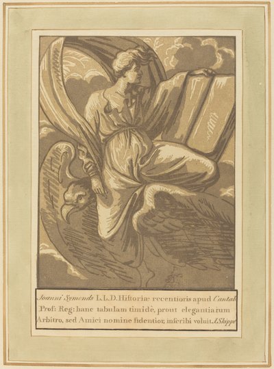 Sankt Johannes Evangelisten af John Skippe after Parmigianino