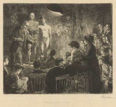 Anschutz taler om anatomi af John French Sloan