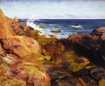 Slugt ved lavvande af John Sloan