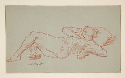 Model hviler af John French Sloan