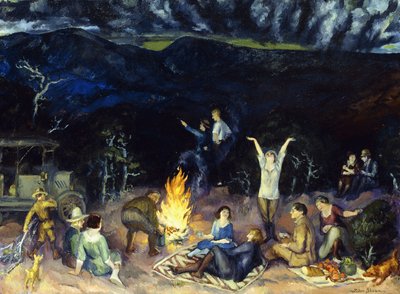 Picnic på Ryggen af John French Sloan