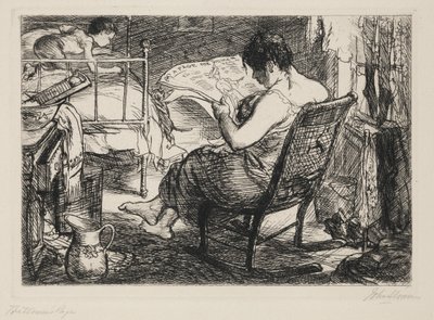 Kvindens side af John French Sloan