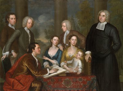 The Bermuda Group (Dean Berkeley and His Entourage) af John Smibert