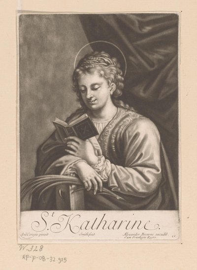 Den hellige Katarina af Alexandria af John Smith