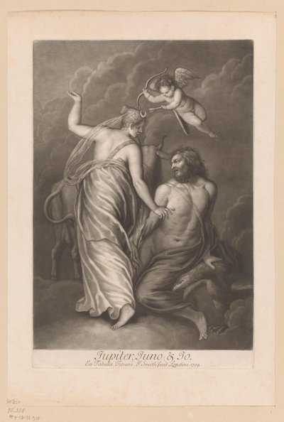 Jupiter, Juno og Io Jupiter, Juno & Jo (titel på objekt) Liefdesaffaires van de goden (serietitel) Loves of the Gods (serietitel) af John Smith