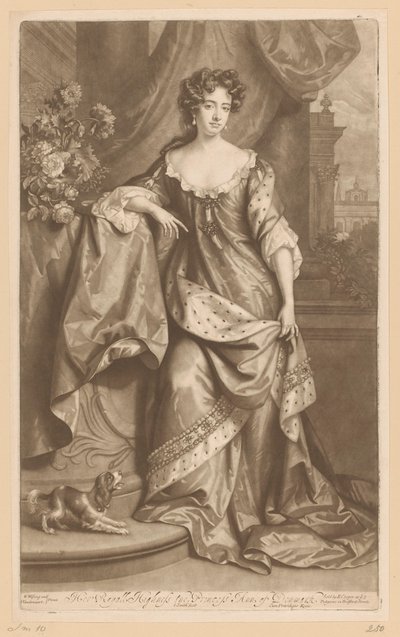 Portræt af Anna af Danmark af John Smith