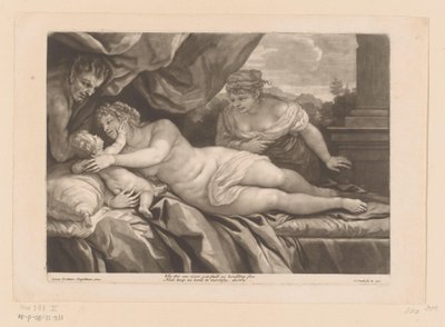 Venus med Amor og en Satyr af John Smith