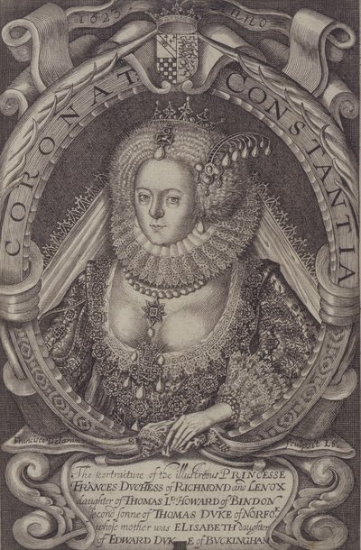 Frances, hertuginde af Richmond (1578-1639) fra Generall Historie of Virginia, 1624 af John Smith 2