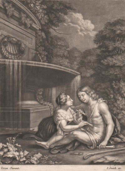 Venus tilbageholder Adonis fra jagten af John Smith