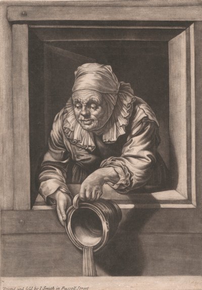 Kvinde ved vinduet af John Smith