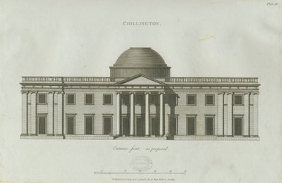 Chillington Hall: gravering af John Soane