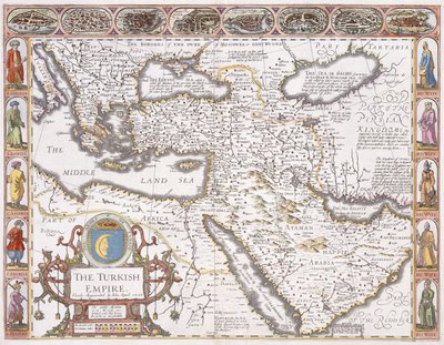 Det tyrkiske imperium, 1626 af John Speed