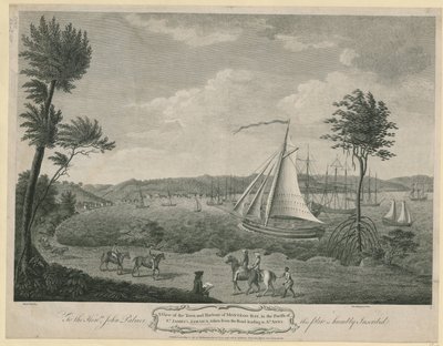 En udsigt over byen og havnen i Montego Bay, i Parish of St. James