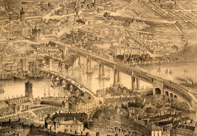 Newcastle upon Tyne i dronning Victorias regeringstid, 1864 af John Storey