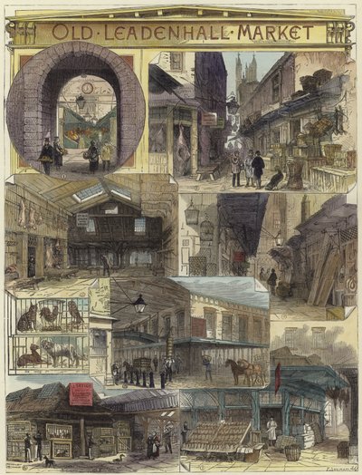 Det gamle Leadenhall Market af John Sulman