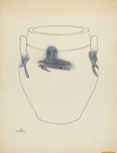 Crock, c. 1953. af John Tarantino