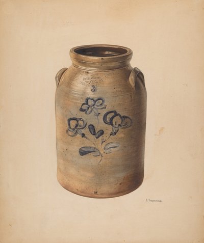 Krukke, sandsynligvis 19371938. af John Tarantino