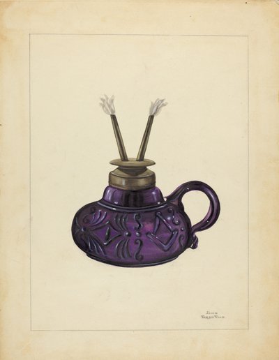 Lampe, ca. 1940. af John Tarantino