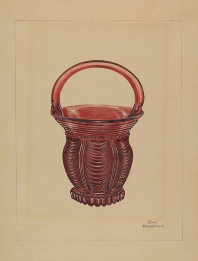 Ornamental lille kurv, ca. 1936. af John Tarantino