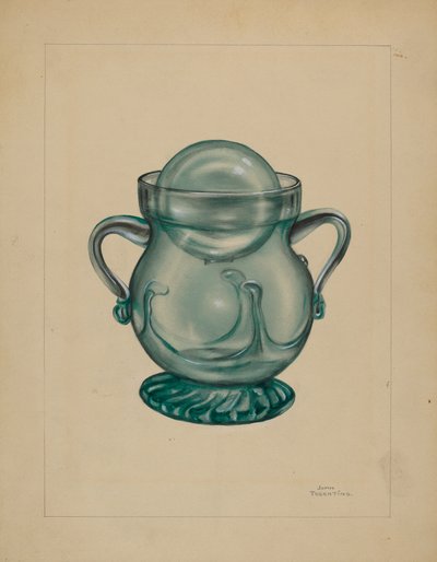 sukkerskål, ca. 1936. af John Tarantino