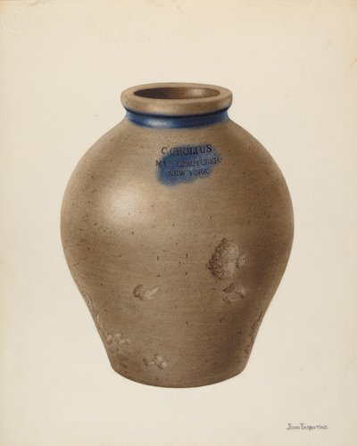 Vase, ca. 1940. af John Tarantino