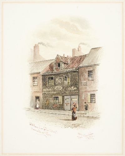 Old House Low Friar Street, Newcastle upon Tyne (kropsfarve) af John Teasdale