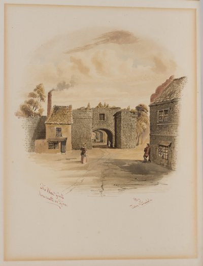 The West Gate, Newcastle upon Tyne (kropsfarve) af John Teasdale