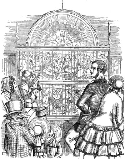 Albert 1819-1861, Prinsgemale af Dronning Victoria, ved den store udstilling, 1851 af John Tenniel