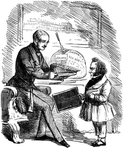 Albert, Prinsgemale af Dronning Victoria og Joseph Paxton, 1851 af John Tenniel